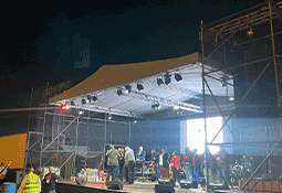 Customisable stage hire